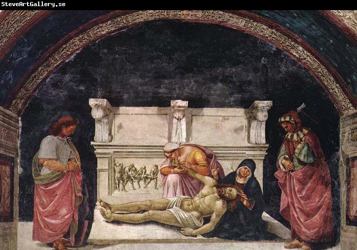 Luca Signorelli Lamentation over the Dead Christ with Sts Parenzo and Faustino